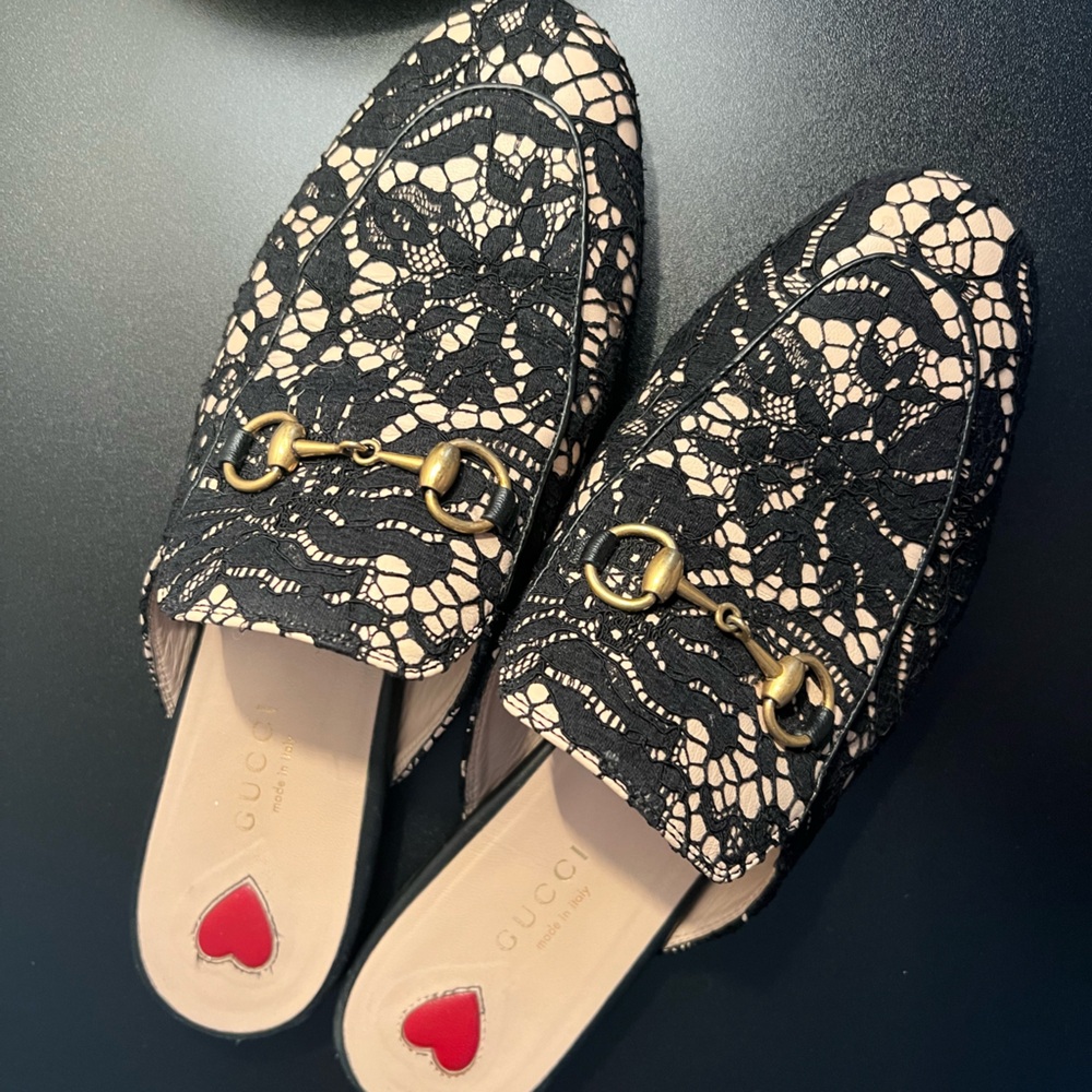 Gucci Princeton Lace Mule